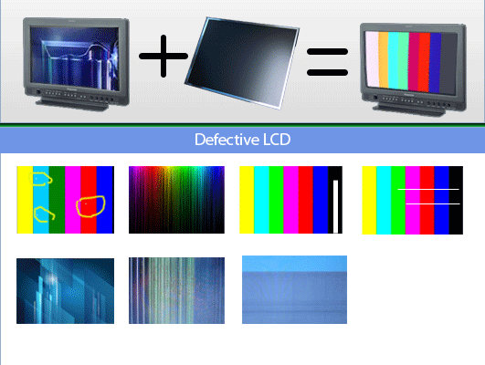 Professional broadcast monitor repair service