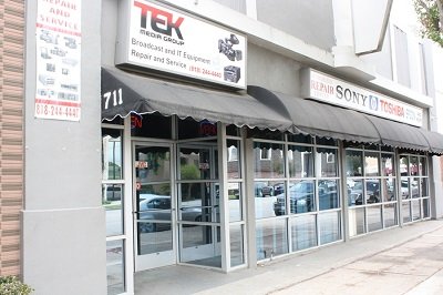 Tek Media Group electronics repair team